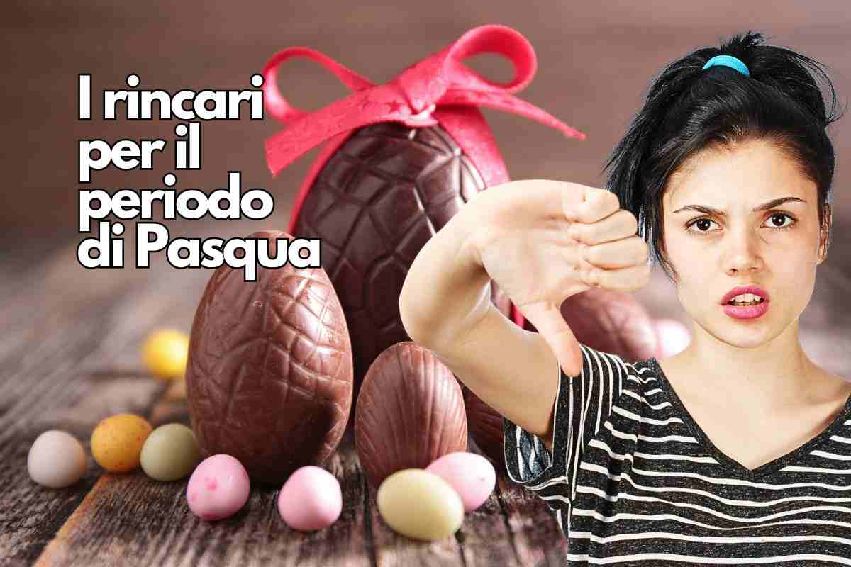 Le classiche uova di cioccolato di Pasqua