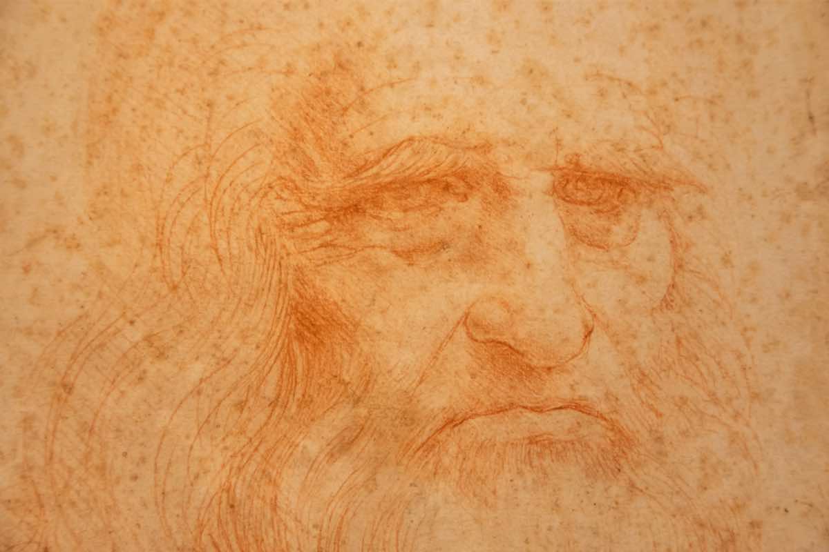 Autoritratto originale di Leonardo Da Vinci