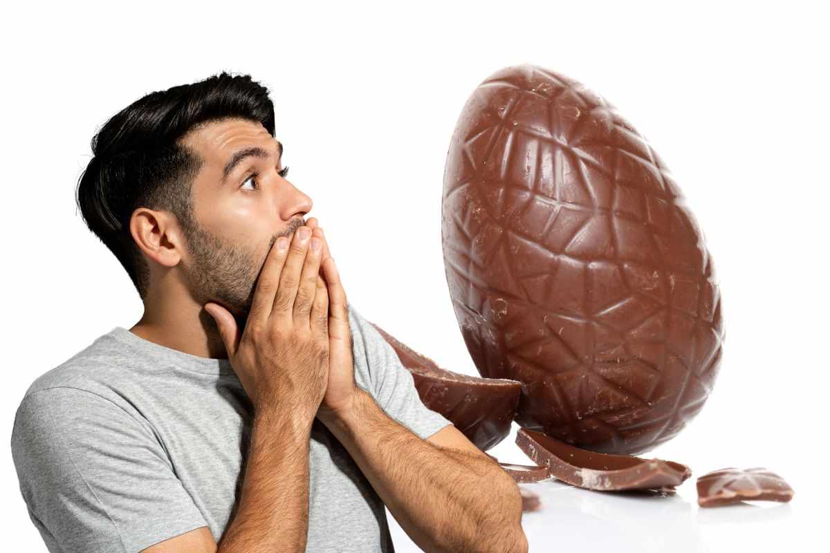 Uovo di Pasqua al cioccolato