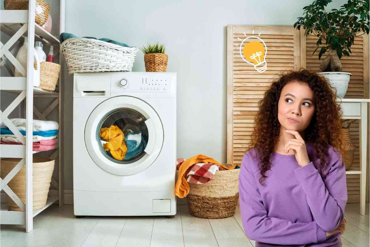 lavatrice nascosta