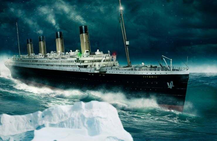 Dipinto del leggendario Titanic
