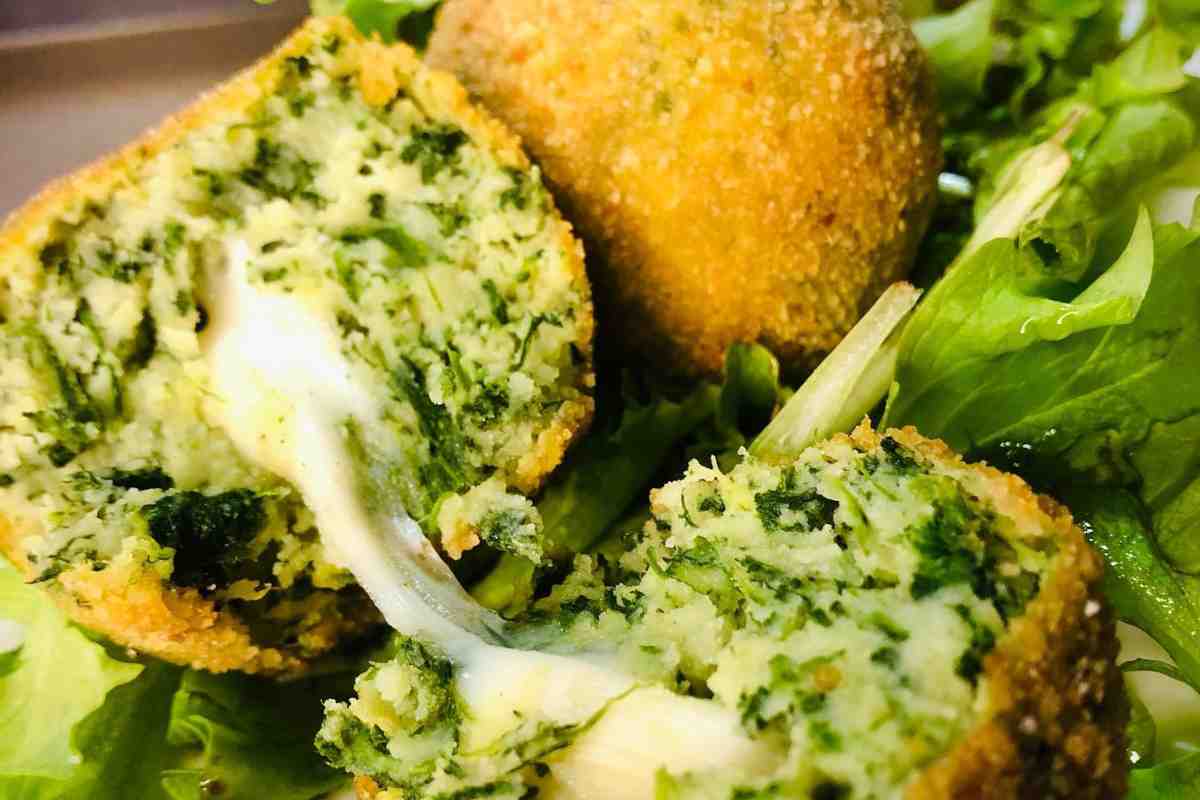 Polpette di patate e spinaci