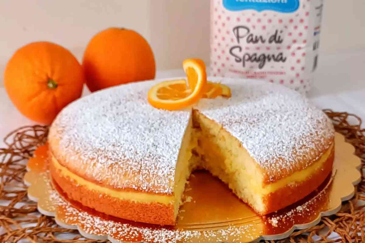 Torta soffice arancia
