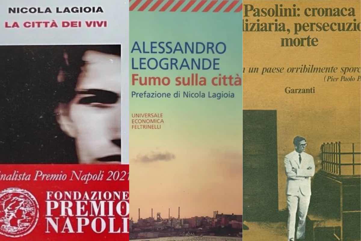 Libri cronaca di N. La gioia, A. Leogrande e Pasolini