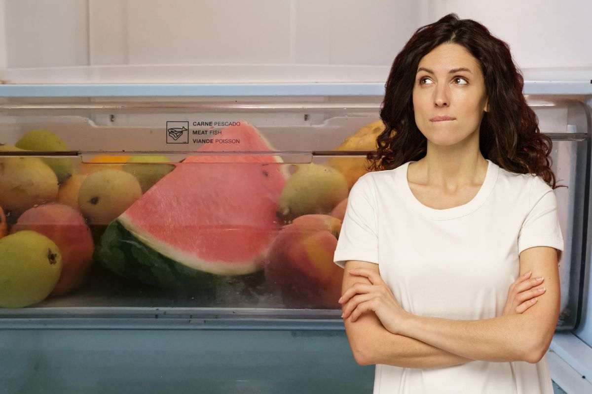 Frutta nel cassetto del frigo