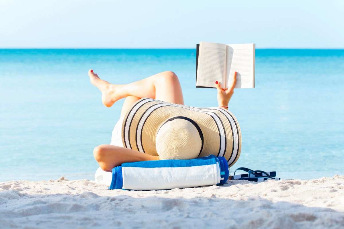 Leggere un libro in vacanza