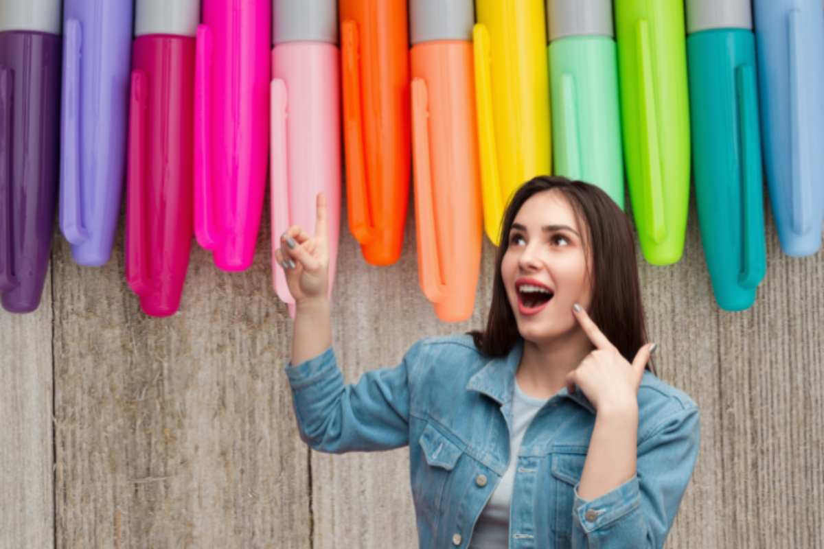 decorare casa con pennarelli e stoffa, idee riciclo creativo