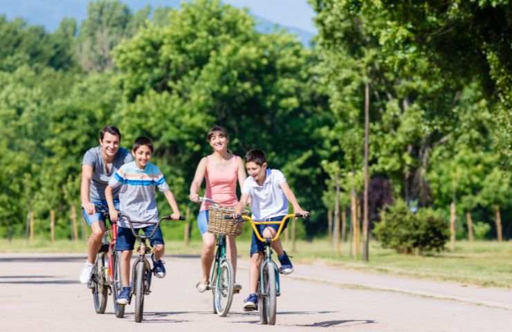 Famiglia in vacanza