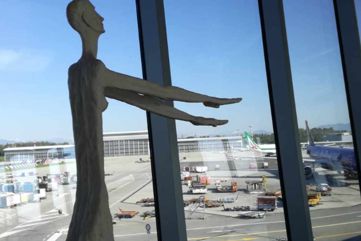 arte aeroporto aspetto vero valore