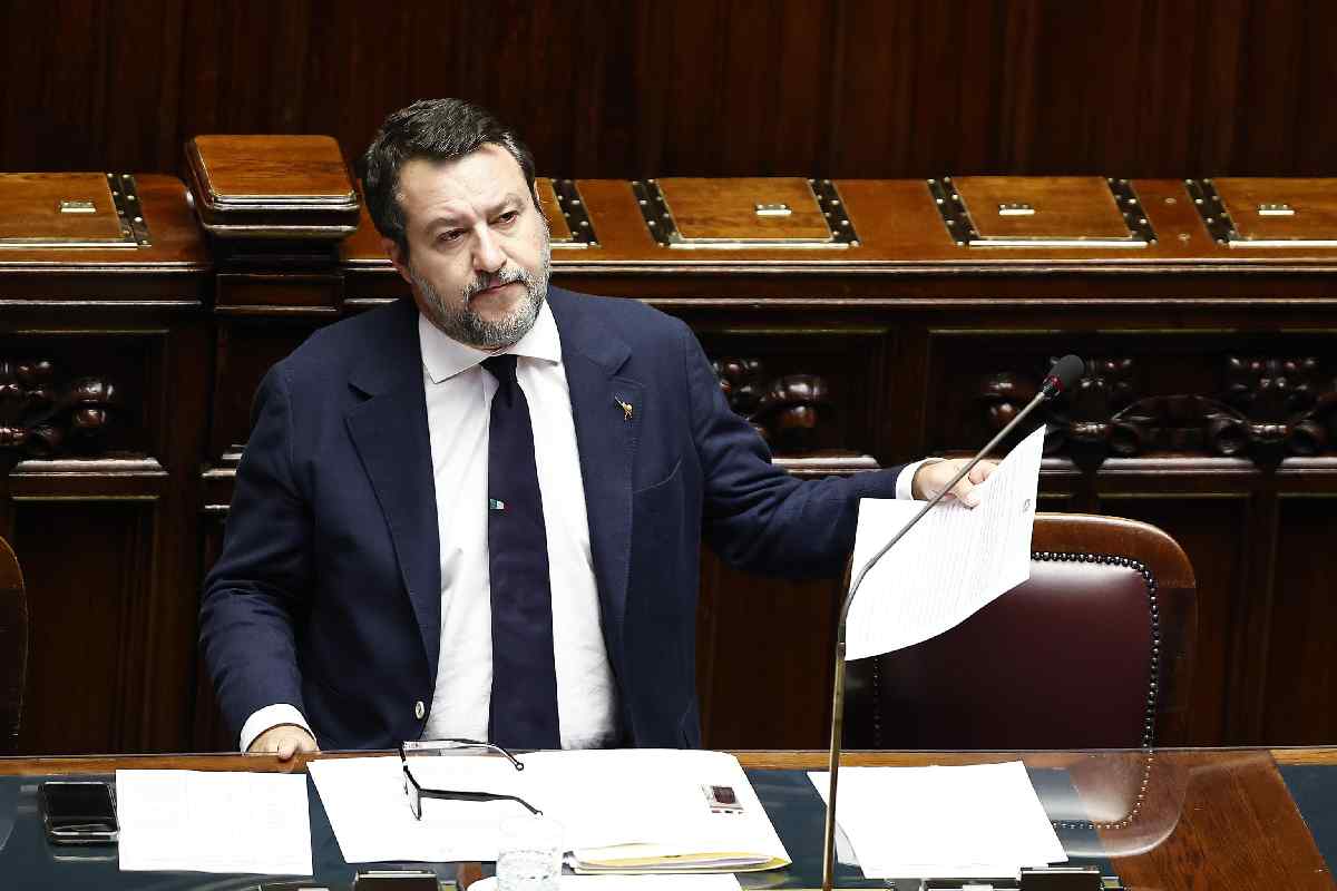 Il ministro delle Infrastrutture e dei Trasporti Matteo Salvini