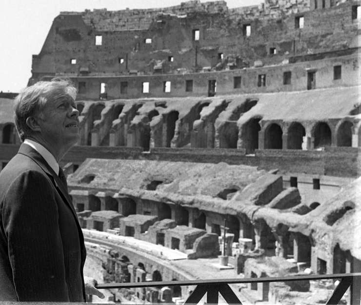 Jimmy Carter visita il Colosseo (1980)