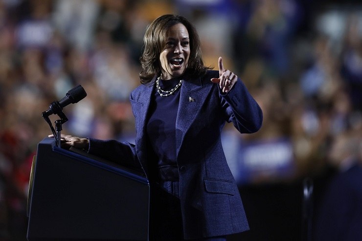 La candidata democratica Kamala Harris