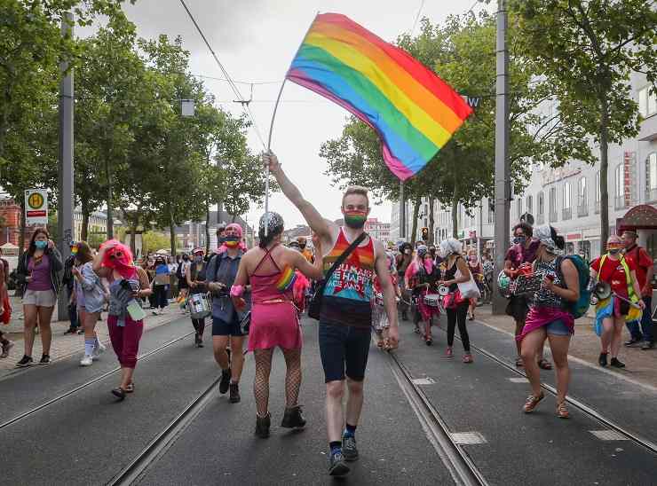 Manifestanti LGBT in Germania