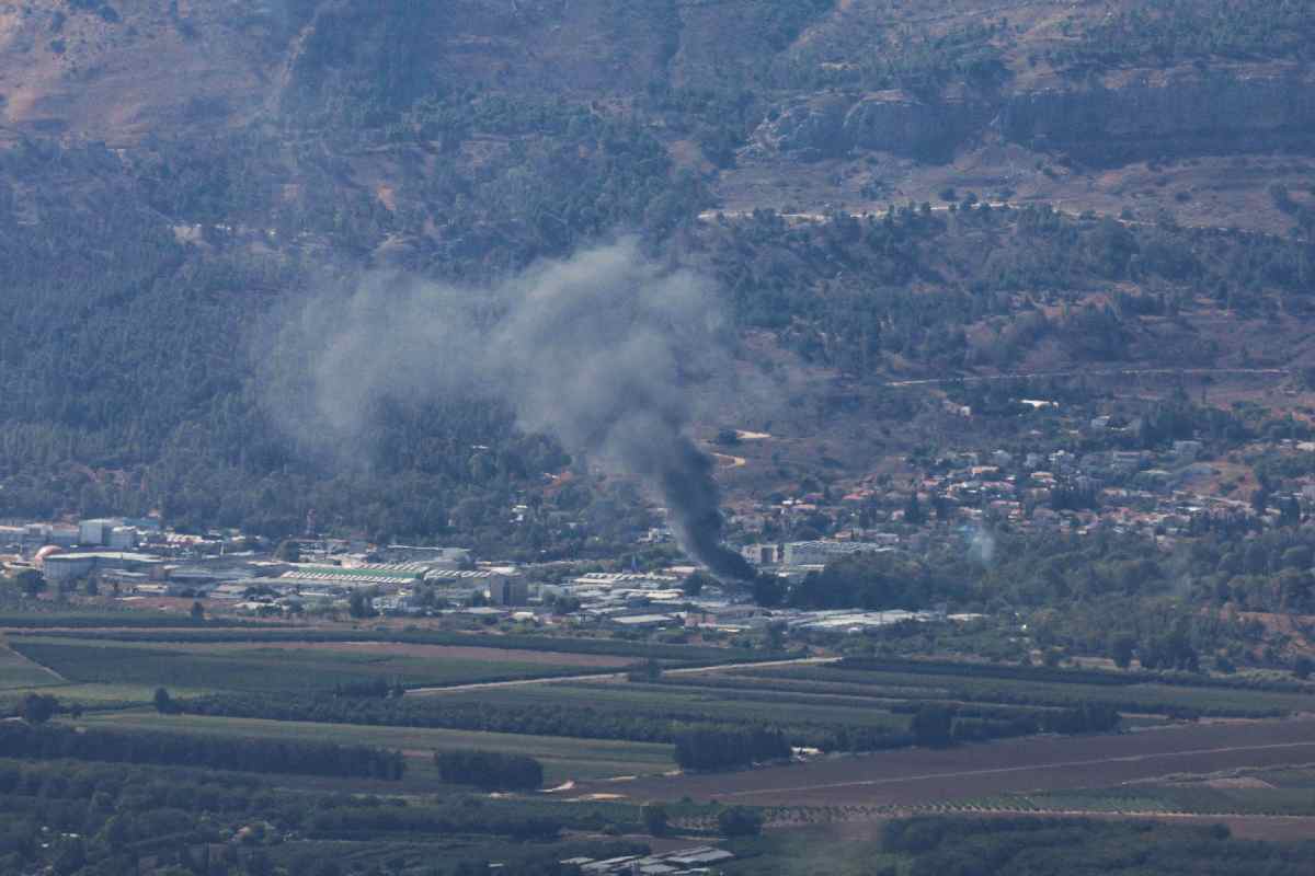 Un missile lanciato su Israele dal Libano