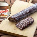 rotolo nutella cioccolato panna